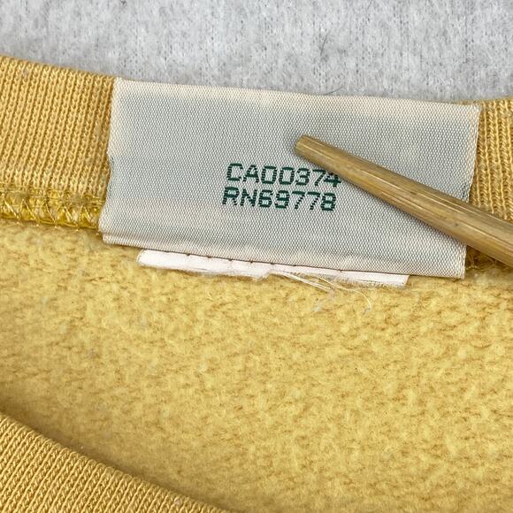 NORTHERN REFLECTIONS Sweatshirt Womens M Fall Floral Sunflower Fleece Yellow VTG - Picture 11 of 14